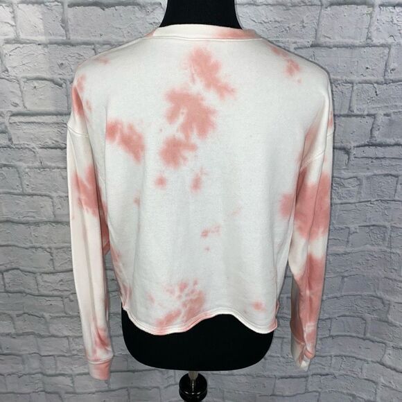 Paper Crane Crewneck Longsleeve tie dye sweatshirt sz Med women - Picture 8 of 10